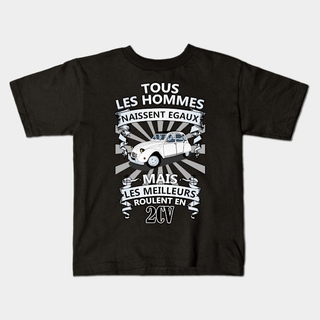 2cv les meilleurs Kids T-Shirt by RomoneGrafik